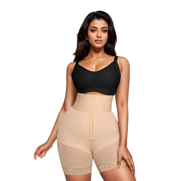 Boned Sculpt High Waist Shorts